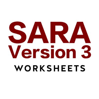 Spousal Assault Risk Assessment Guide, Version 3 (SARA-V3) Worksheets (50pk)