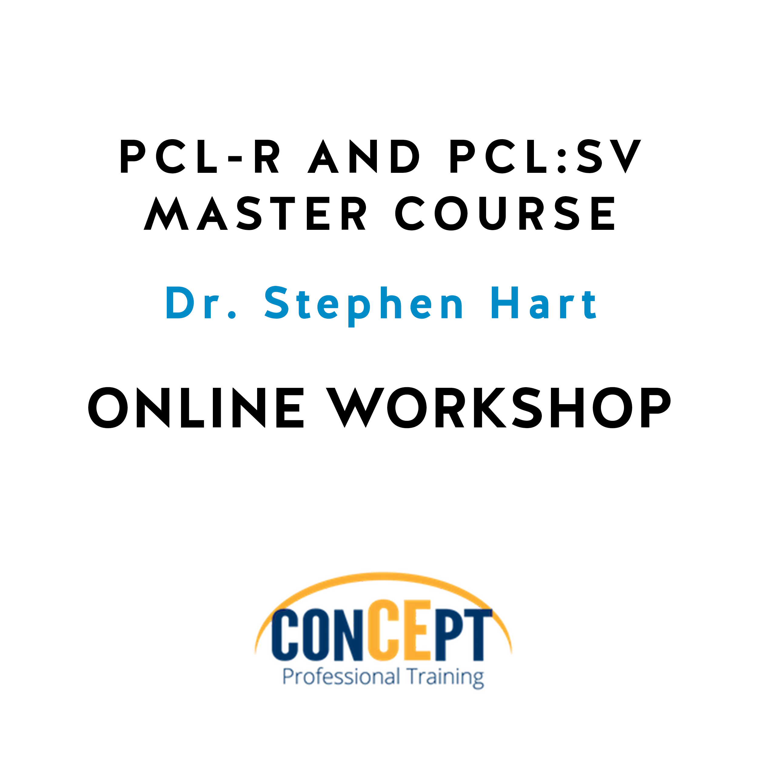 PCL-R and PCL:SV Master Course (USD 1500.00)