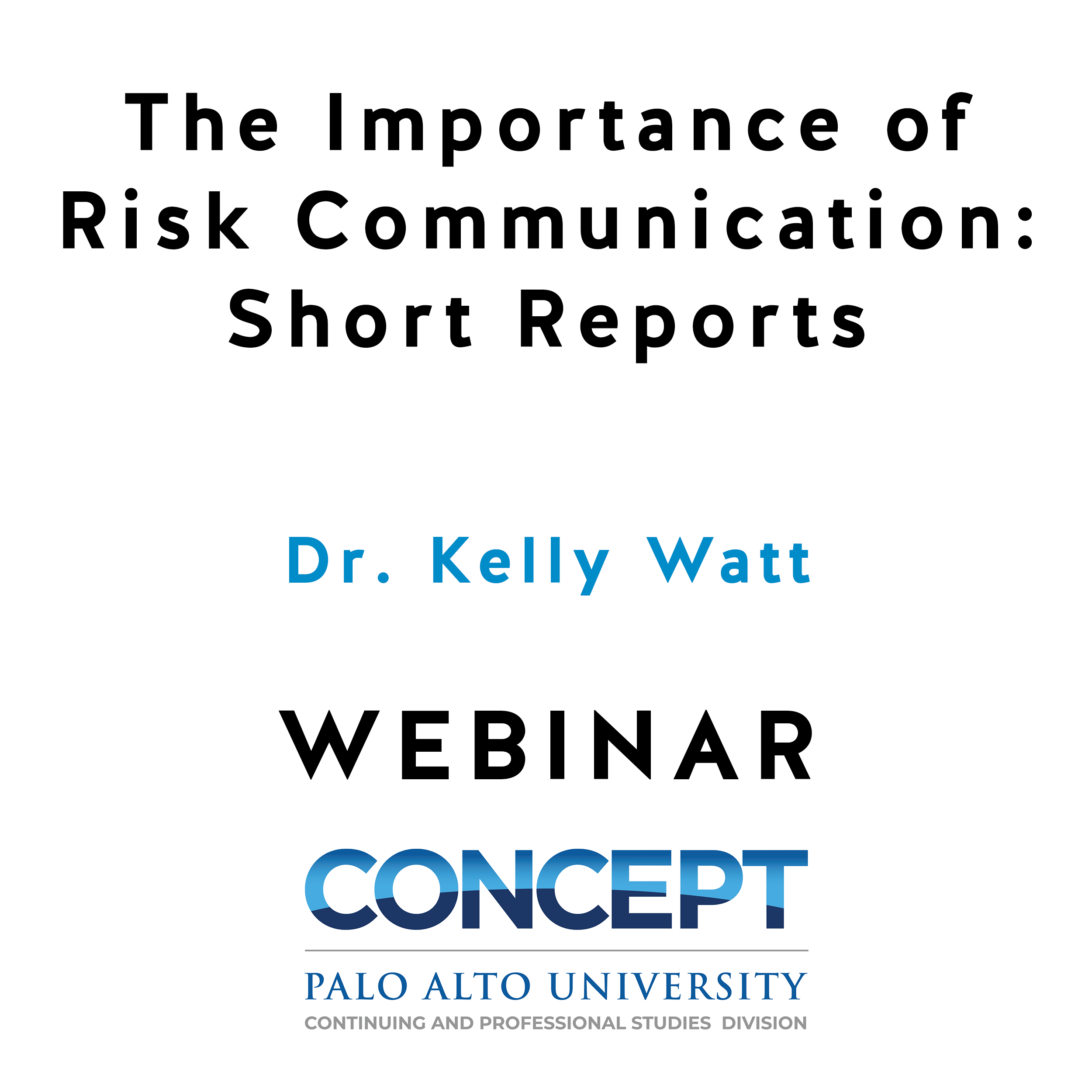 The Importance of Risk Communication: Short Reports The Importance of Risk Communication: Short Reports