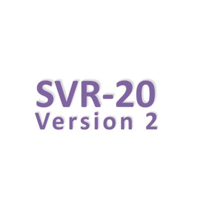 Sexual Violence Risk-20, Version 2 (SVR-20 V2) Kit