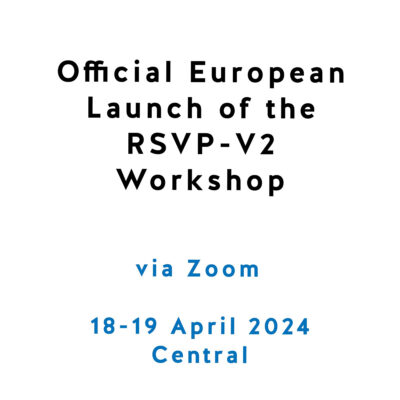 Official European Launch of the RSVP-V2 (via Zoom)